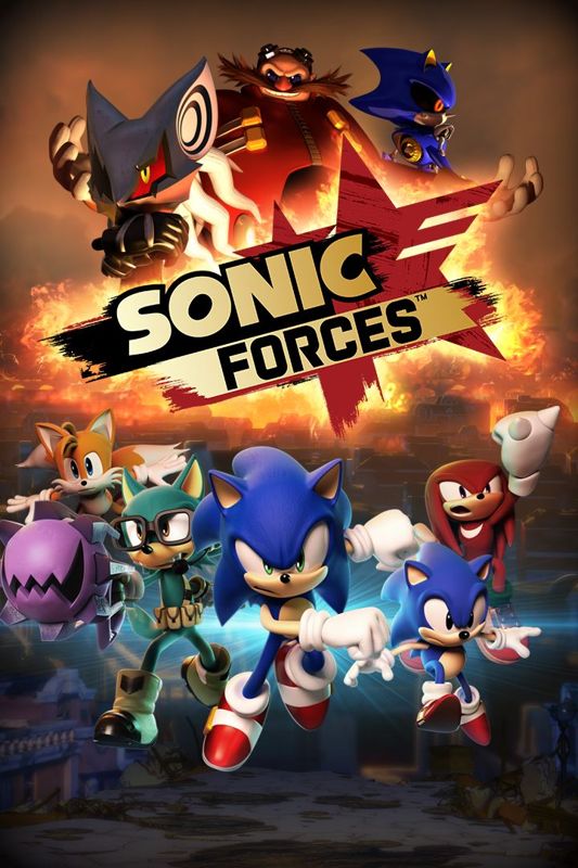 Sonic Forces Bonus Edition box art for Xbox One